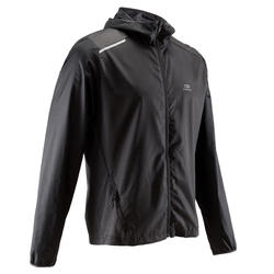 CHAQUETA CORTAVIENTO RUNNING HOMBRE RUN WIND NEGRO