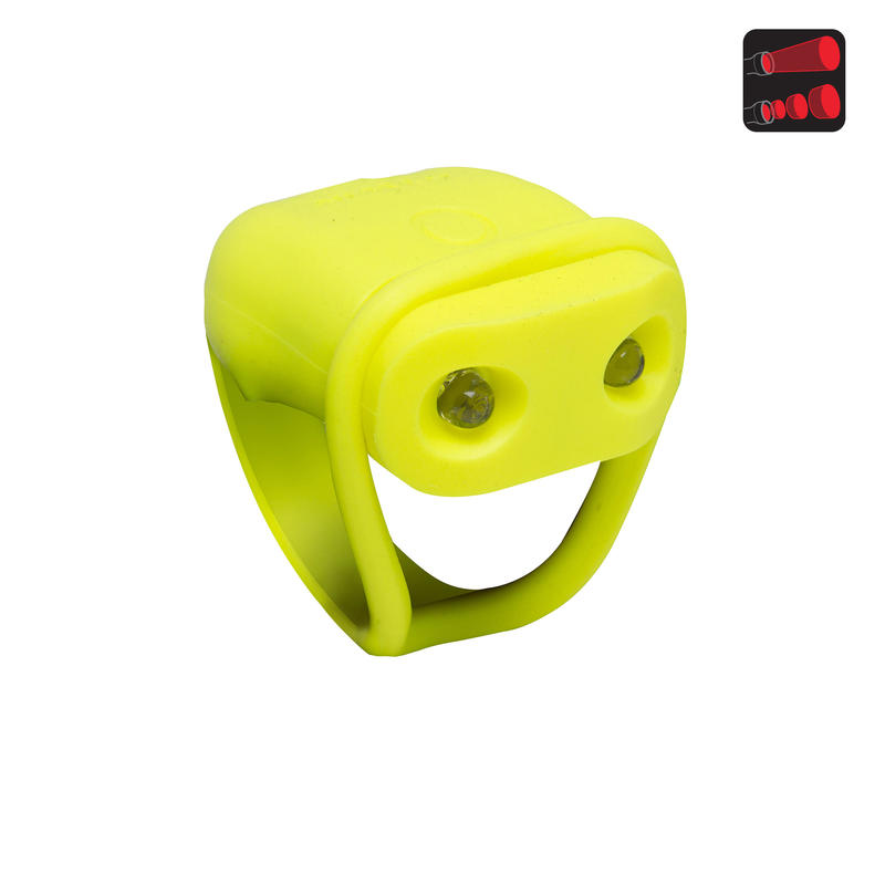 VIOO 100 Rear LED Battery-Powered Bike Light - Yellow VIOO 100 Rear LED Battery-Powered Bike Light - Yellow
