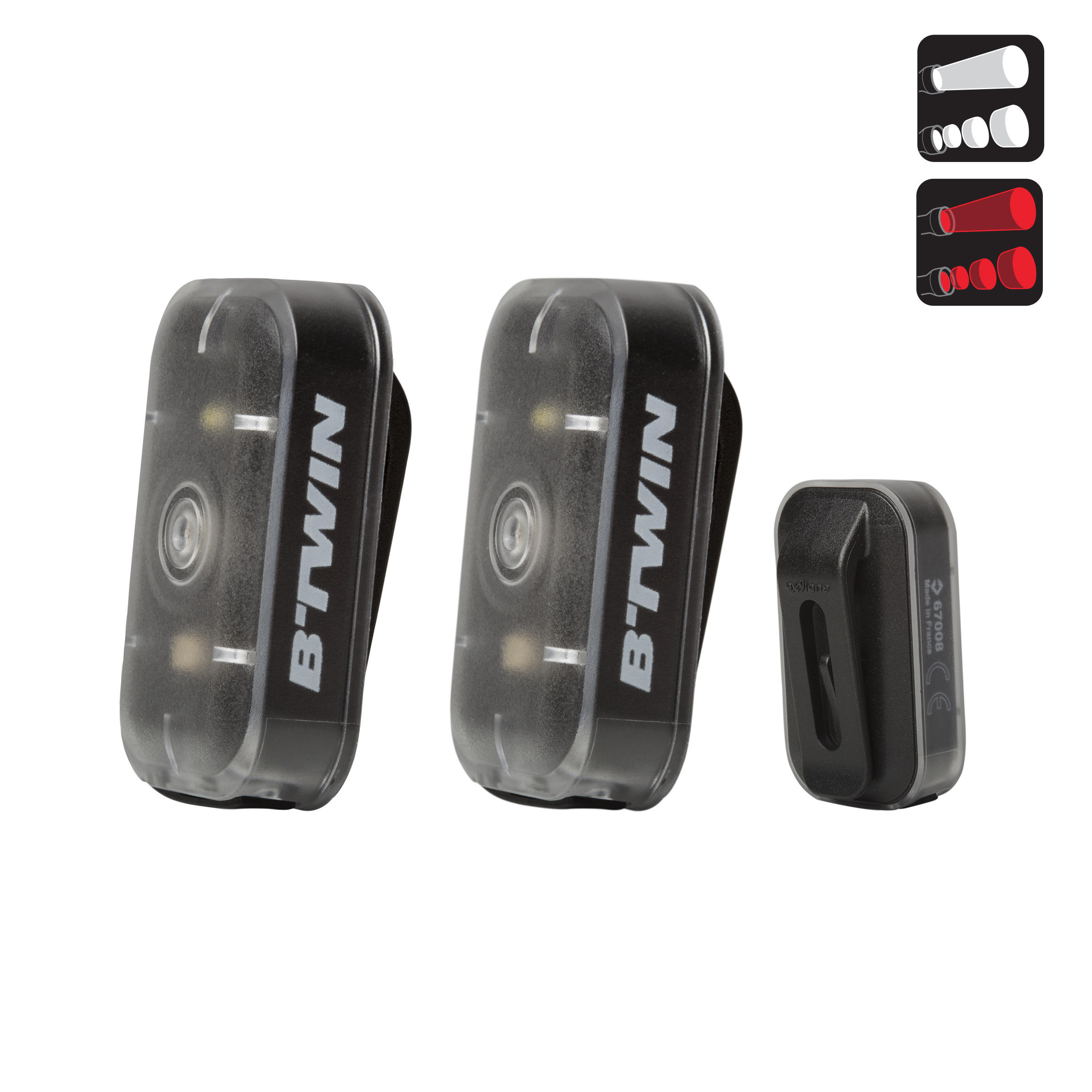 ST 500 Front/Rear LED USB Bike Light 