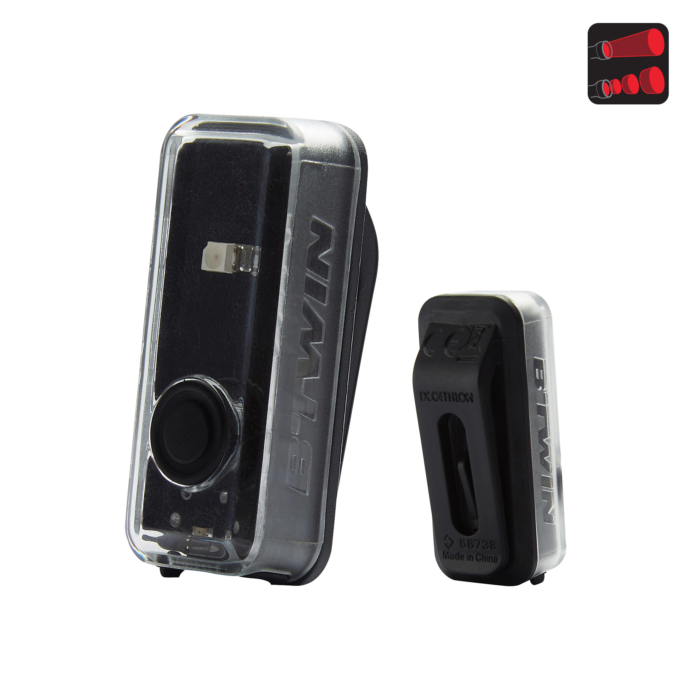ECLAIRAGE VELO LED CL 100 ARRIERE USB Decathlon