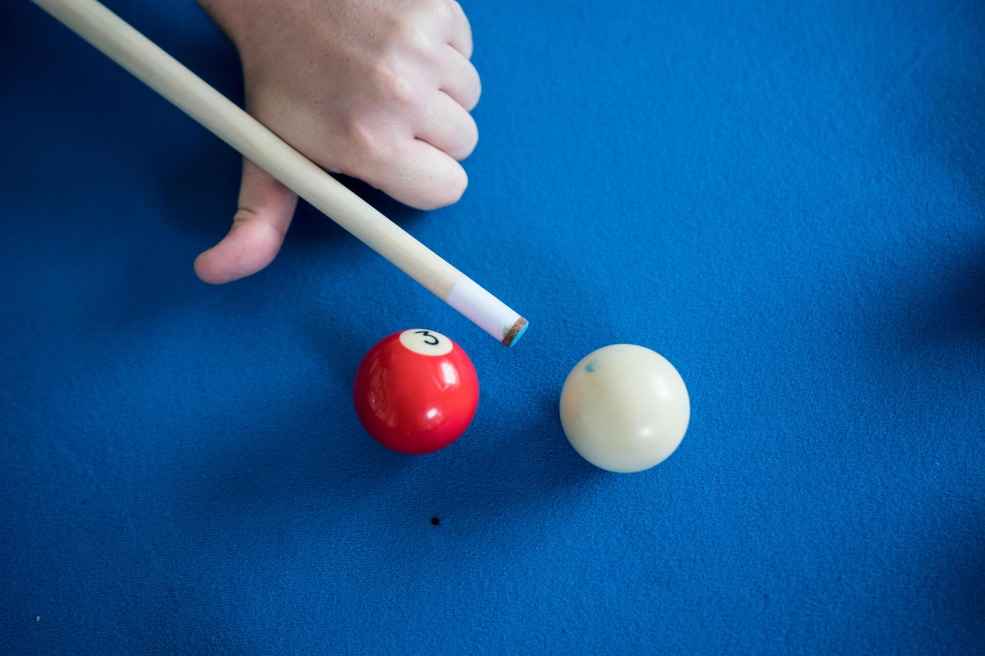 hoe goed breaken bij pool - witte bal