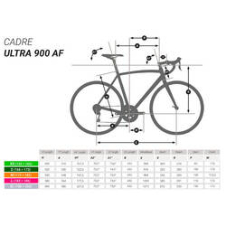 Second Hand Road Bike Ultra 900 AF - Grey/Black