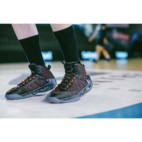 حذاء Shield 500 للمتمرسين للعب كرة السلة -لون أحمر/ أسود