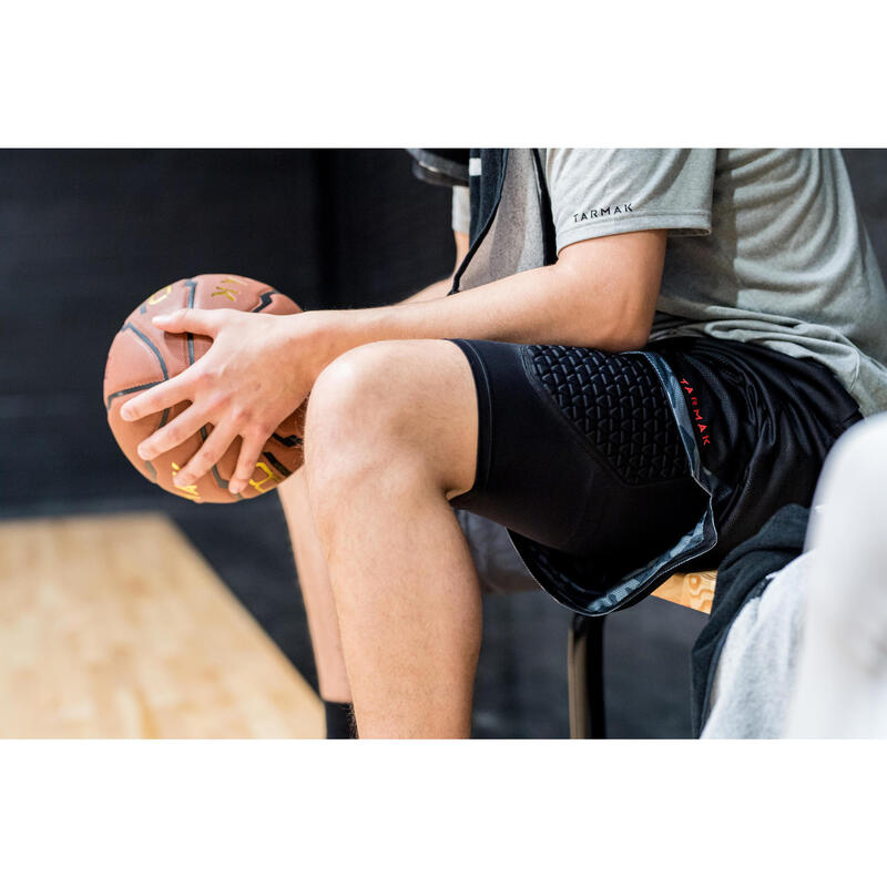 SOUS-SHORT PROTECTION NOIR DE BASKETBALL POUR HOMME JOUEUR CONFIRME