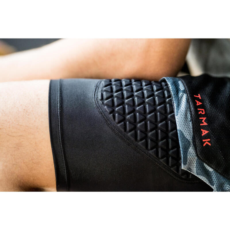 SOUS-SHORT PROTECTION NOIR DE BASKETBALL POUR HOMME JOUEUR CONFIRME