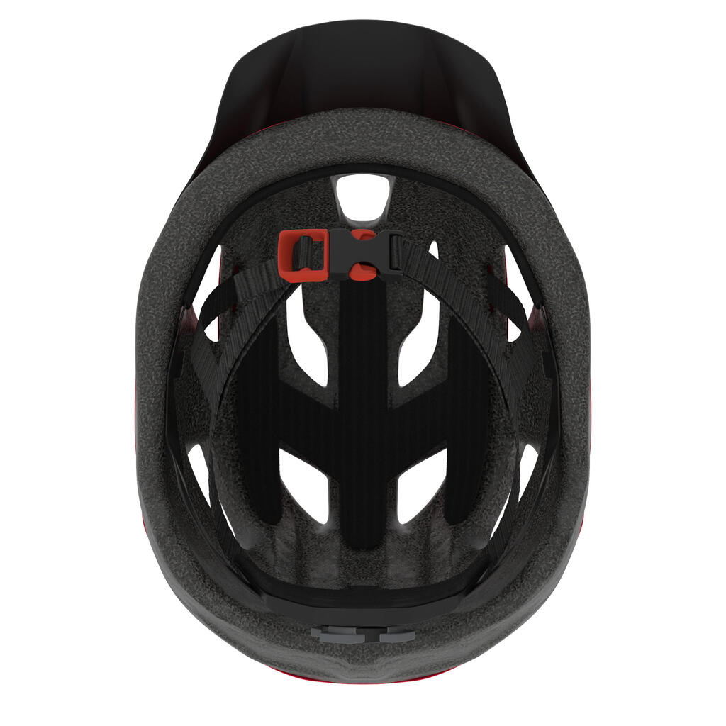 Fahrradhelm MTB ST 100 rot