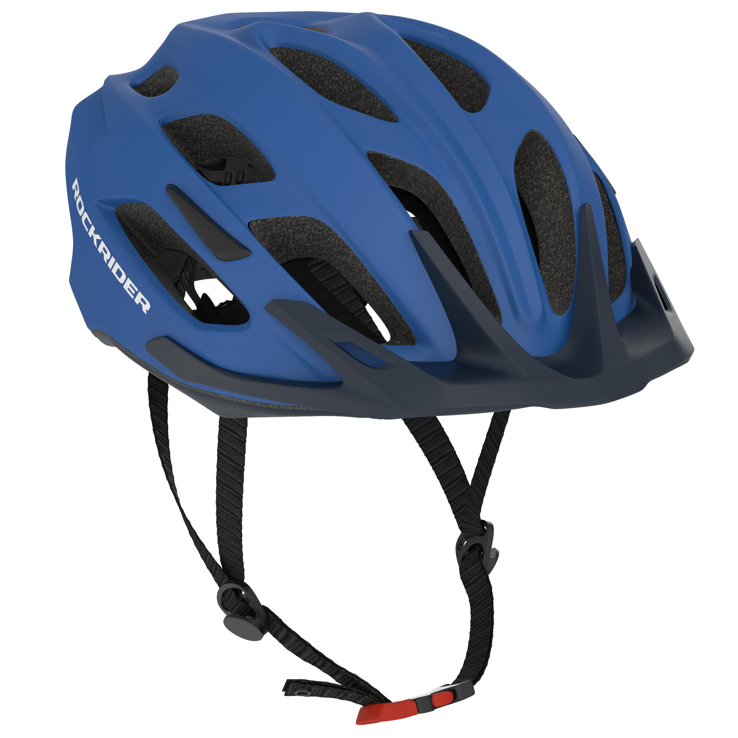 blue bike helmet