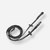 Rênes équitation cuir grip Cheval - 500 noir
