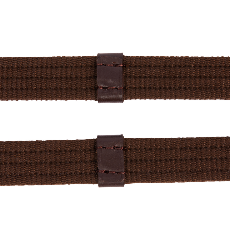 Rênes En Cuir Plat Freedman 7/16 – Marron Foncé – Pour Selle Anglaise – État Comme Neuf