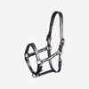 Performer Horse Riding Leather Halter for Horse and Pony - Black/Blue