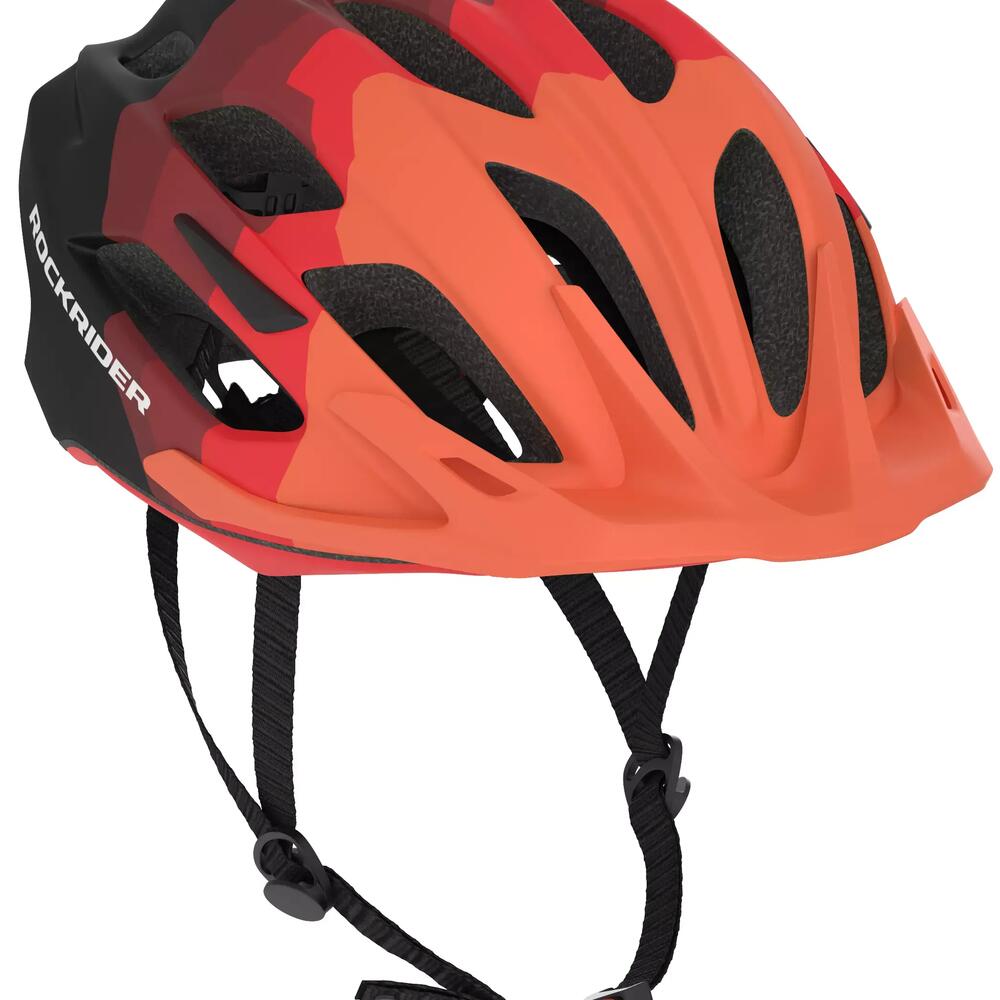 CASQUE VTT ST 500 NOIR ROUGE ROCKRIDER