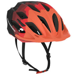 CASCO BICICLETA MTB ROCKRIDER ST 500 NEGRO/ROJO