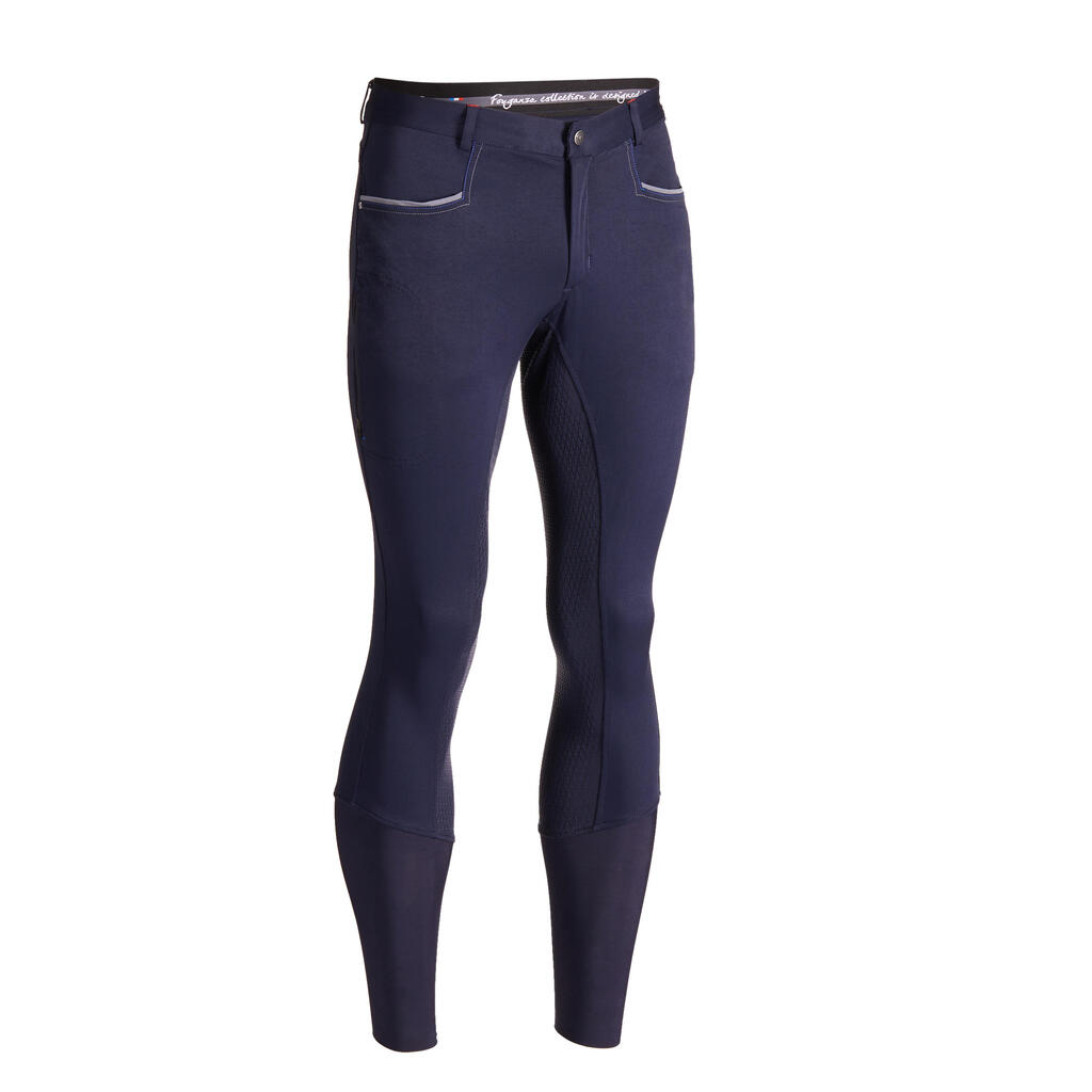 580 Fullgrip Horse Riding Jodhpurs with Silicone Seat - Navy