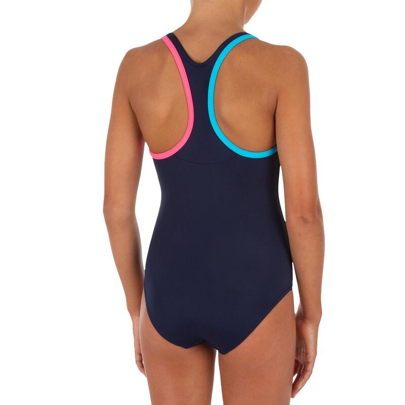 Kit natation fille 100 START : maillot de bain, lunettes, bonnet, serviette, sac