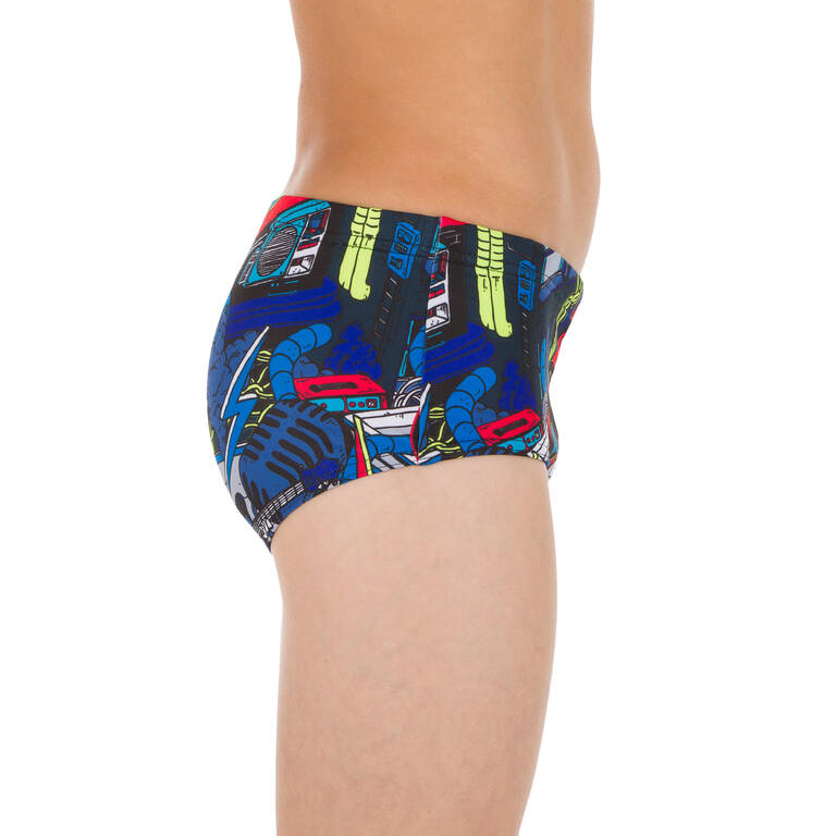 900 BOY’S BANDEAU SWIMMING BRIEFS - ALL ROCKOU BLUE