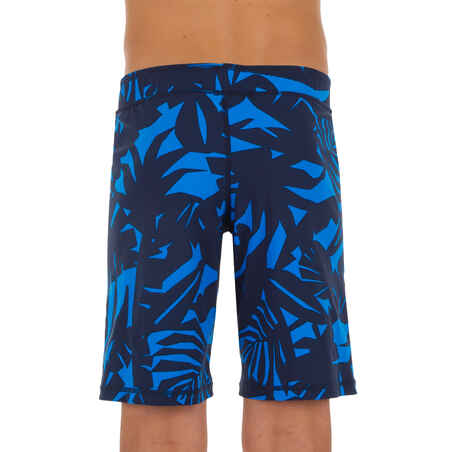 NBJI 100 BOY’S LONG SWIM SHORTS - ALL LIA BLUE