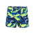 Maillot boxer de bain natation Garçon - 500 Fitib all shark noir jaune fluo