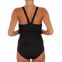 Crni jednodelni ženski kupaći kostim sa suknjom VEGA