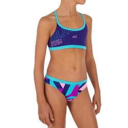 Maillot de natation fille deux pièces Riana STA rose