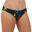 Braga Bikini Natación Piscina Nabaiji Mujer Ultra Resistente Cloro Negro Fluor