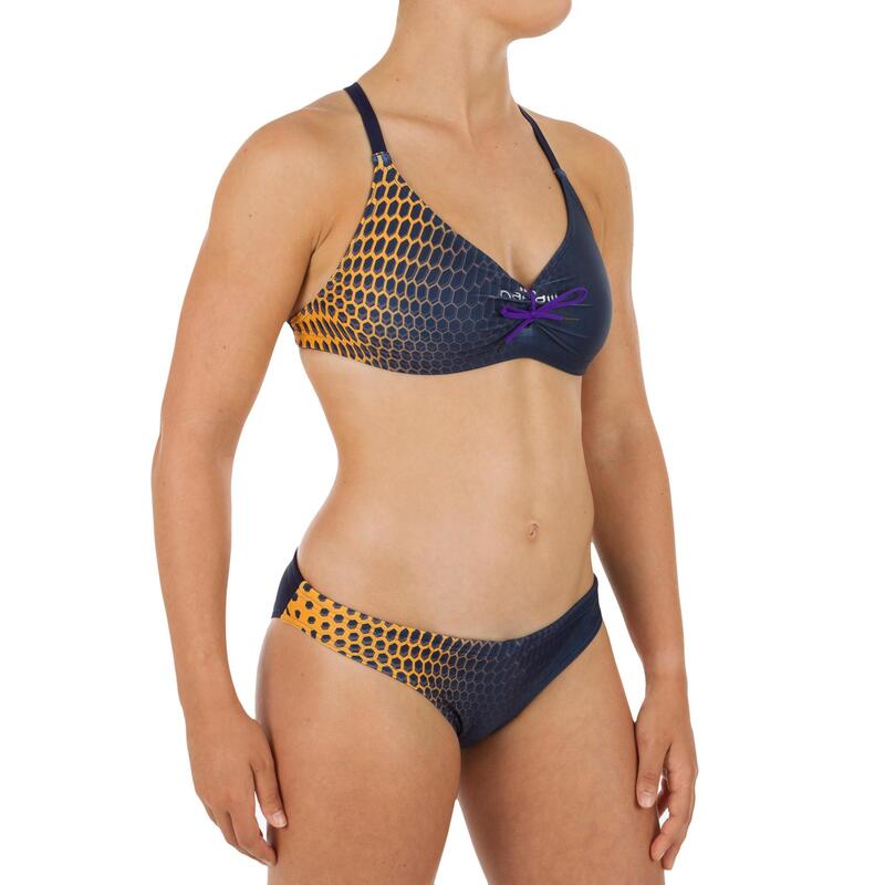 Bas de maillot de bain de natation femme Jana bleu