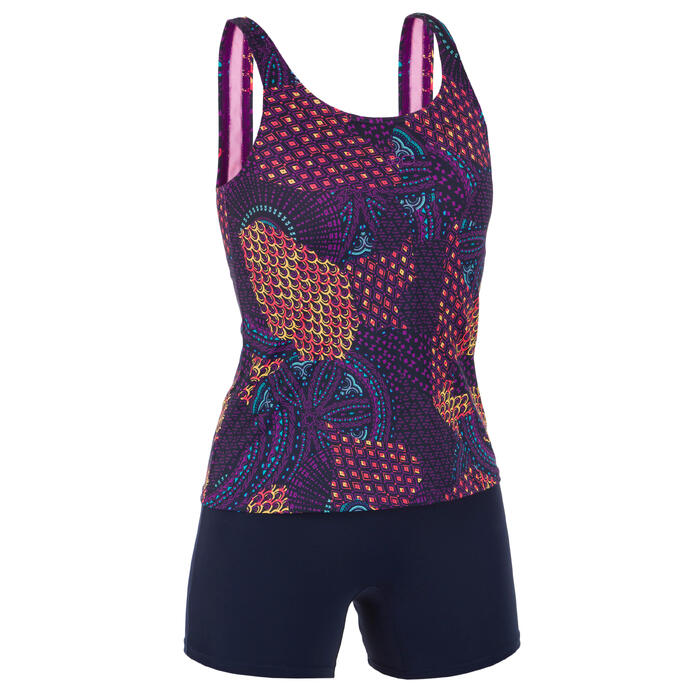 Nabaiji Maillot de bain de natation femme une pièce Loran tankini orni