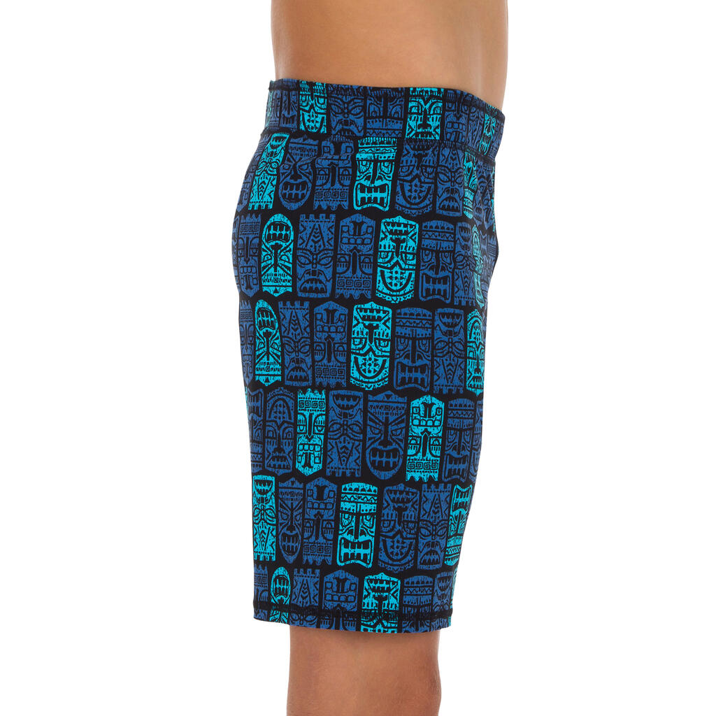 Boy’s Long Swim Shorts Nbji 100