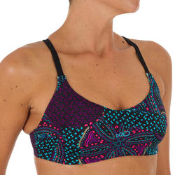 Haut de maillot de bain de natation femme Riana Eve nero noir