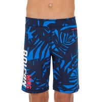 NBJI 100 BOY’S LONG SWIM SHORTS - ALL LIA BLUE