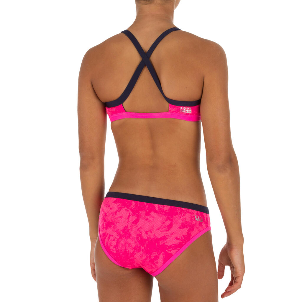 Bas de maillot de bain de natation fille résistant au chlore Jade walo rose