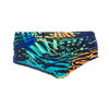 Brede zwemslip heren 900 All Jun marineblauw