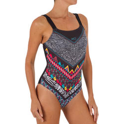 Taïs Women's One-Piece Skirt Swimsuit - Mao Black