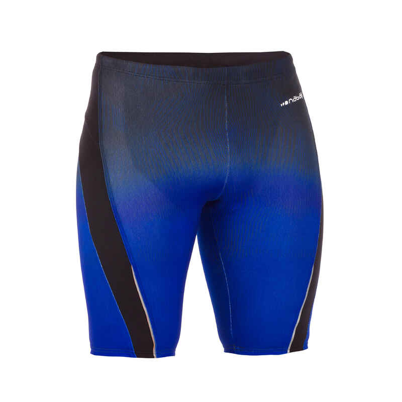 MEN'S JAMMER SWIMSHORTS 500 FIRST GRAD BLUE Decathlon