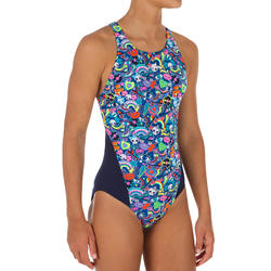 Maillot de bain de natation une pièce fille résistant au chlore Kamiye roller