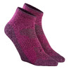 Country walking Mid socks X 2 pairs NH 100 - Purple