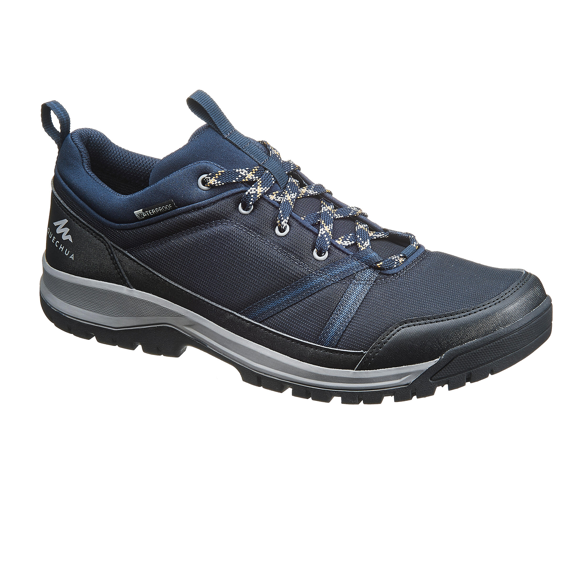 Men’s Waterproof Hiking Shoes  NH150 WP blue - QUECHUA