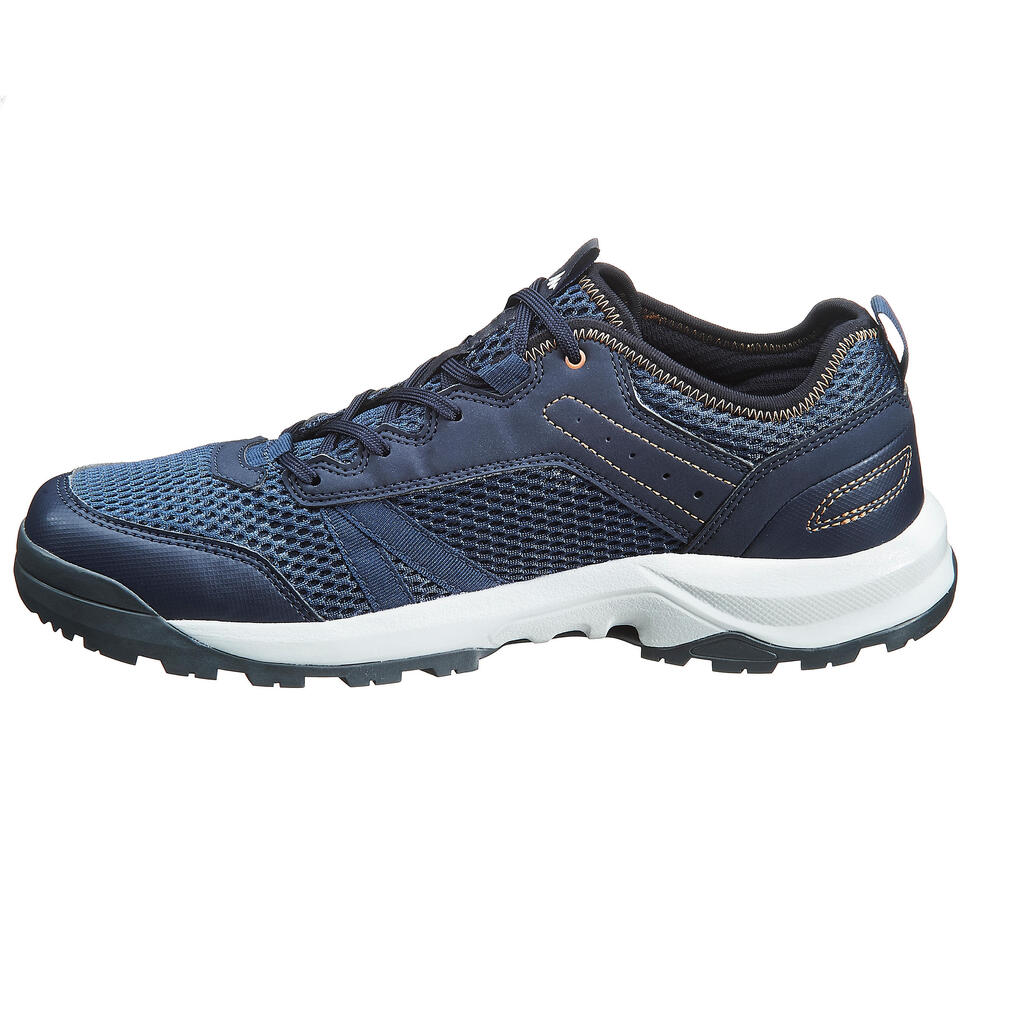 Wanderschuhe Naturwandern NH100 Fresh atmungsaktiv Herren marineblau