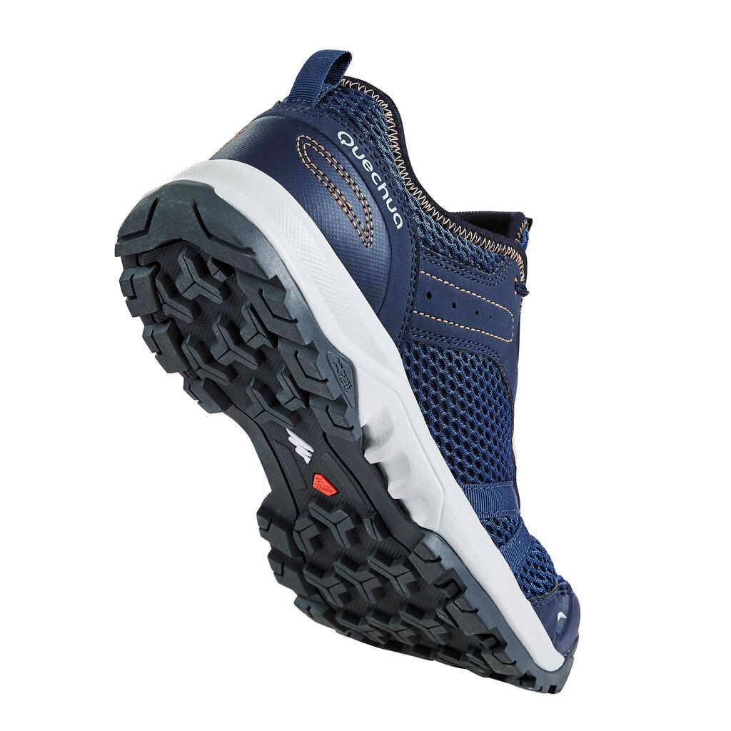 Wanderschuhe Naturwandern NH100 Fresh atmungsaktiv Herren marineblau