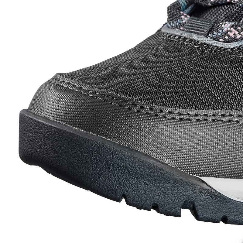 WATERPROOF NATURE HIKING SHOES - NH150 - CARBON GREY - WOMEN