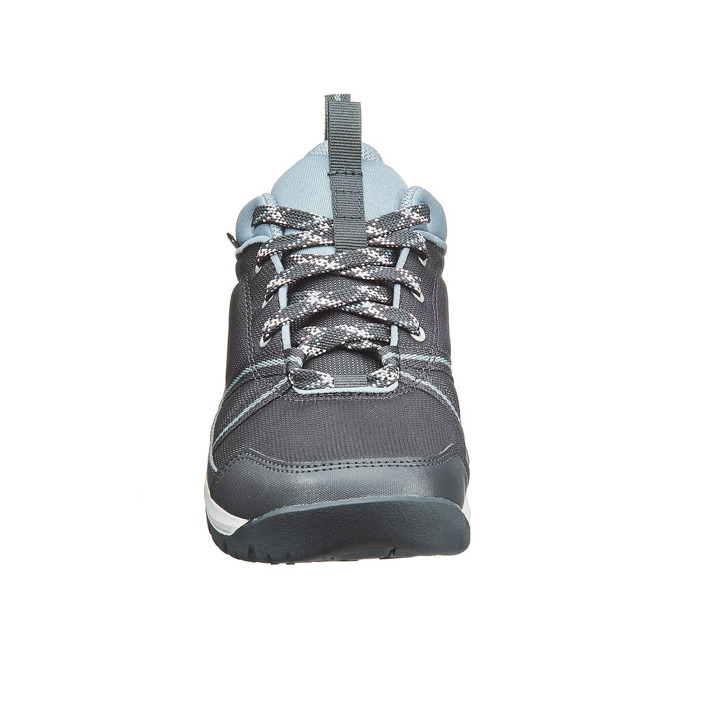 Women's waterproof walking shoes - NH150 - Grey