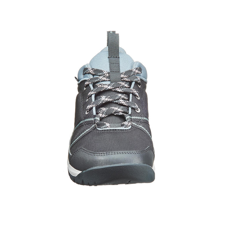 WATERPROOF NATURE HIKING SHOES - NH150 - CARBON GREY - WOMEN