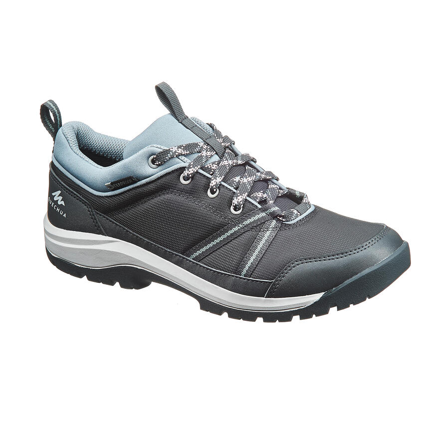Scarpe impermeabili montagna donna NH150 WP grigie Quechua DECATHLON