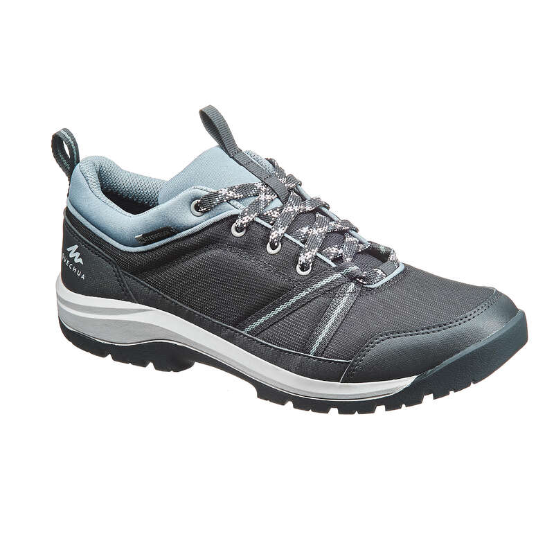QUECHUA NH150 Womens Waterproof Walking Shoes - Grey ...
