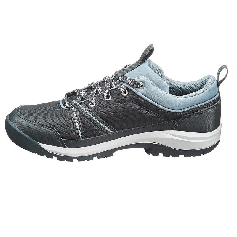 WATERPROOF NATURE HIKING SHOES - NH150 - CARBON GREY - WOMEN