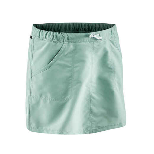 
      Women's NH100 Country Walking Skort - Green-Grey
  