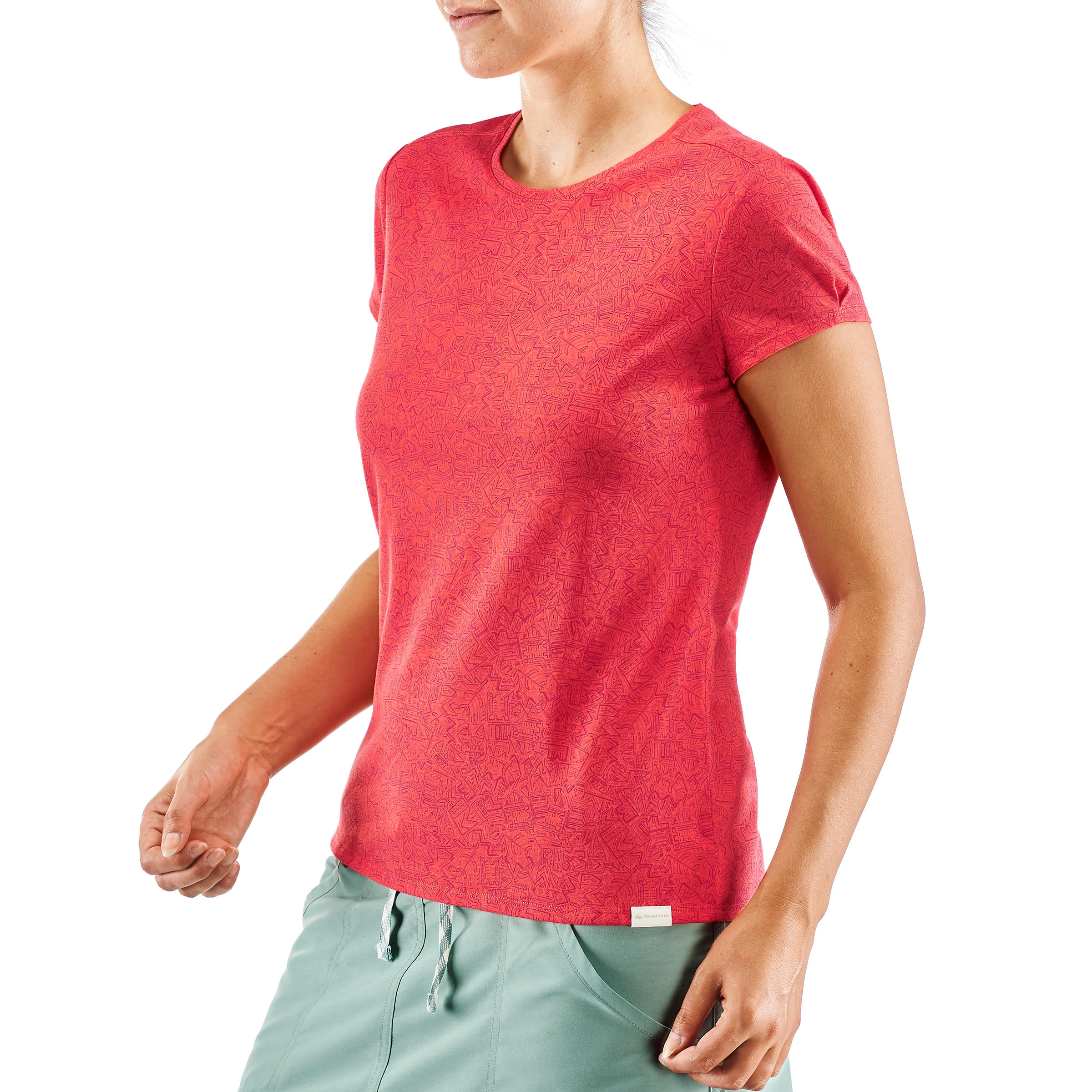 

Women' T shirt NH500 - Raspberry, Red