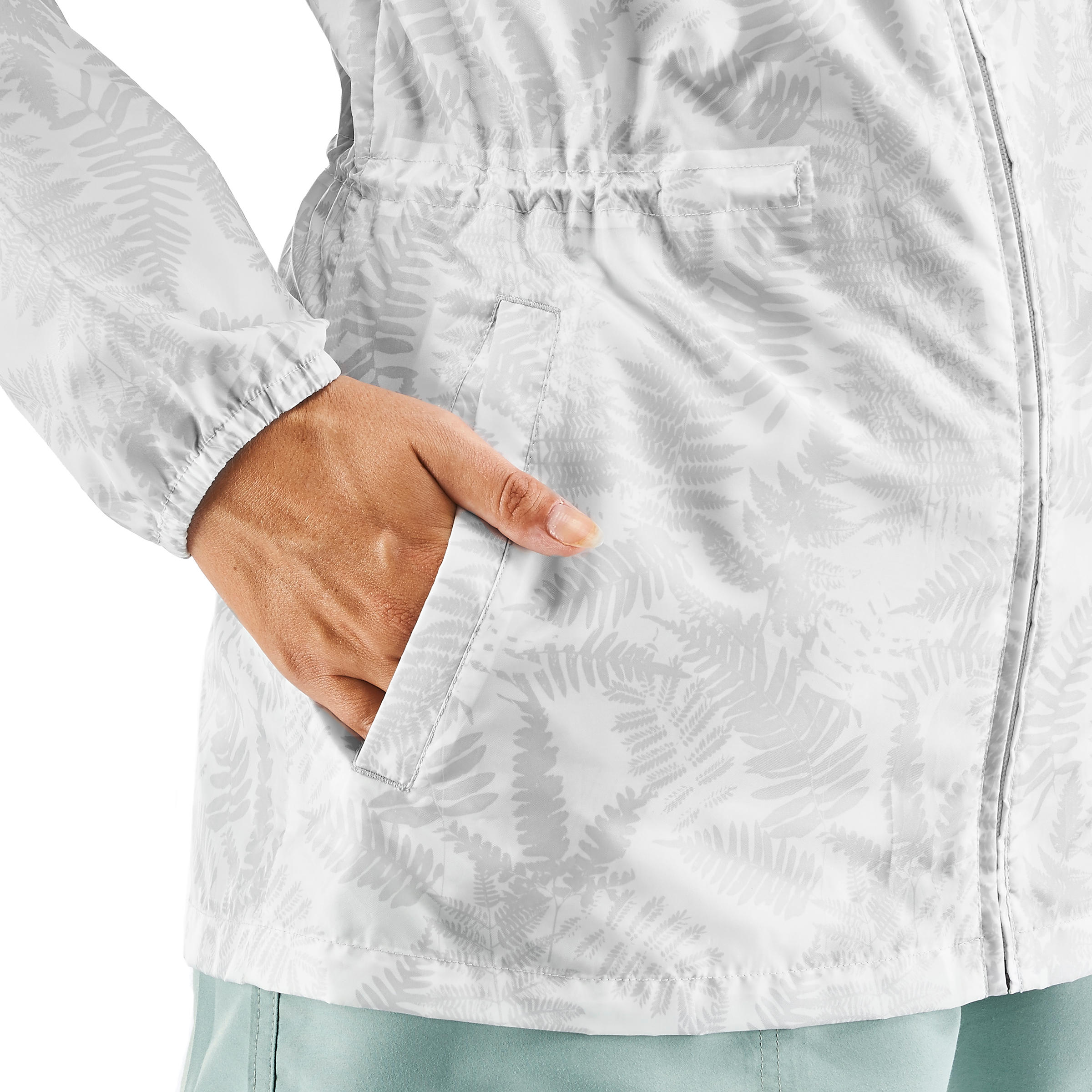 quechua raincut zip jacket