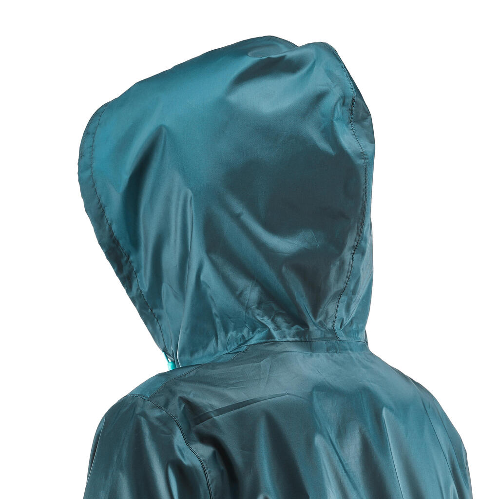 Veste coupe-vent et déperlante de randonnée - raincut 1/2 zip - femme