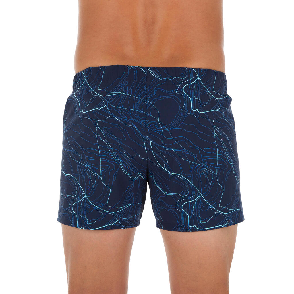 Schwimmshorts Herren kurz - Swimshort 100 Cali rot/schwarz 