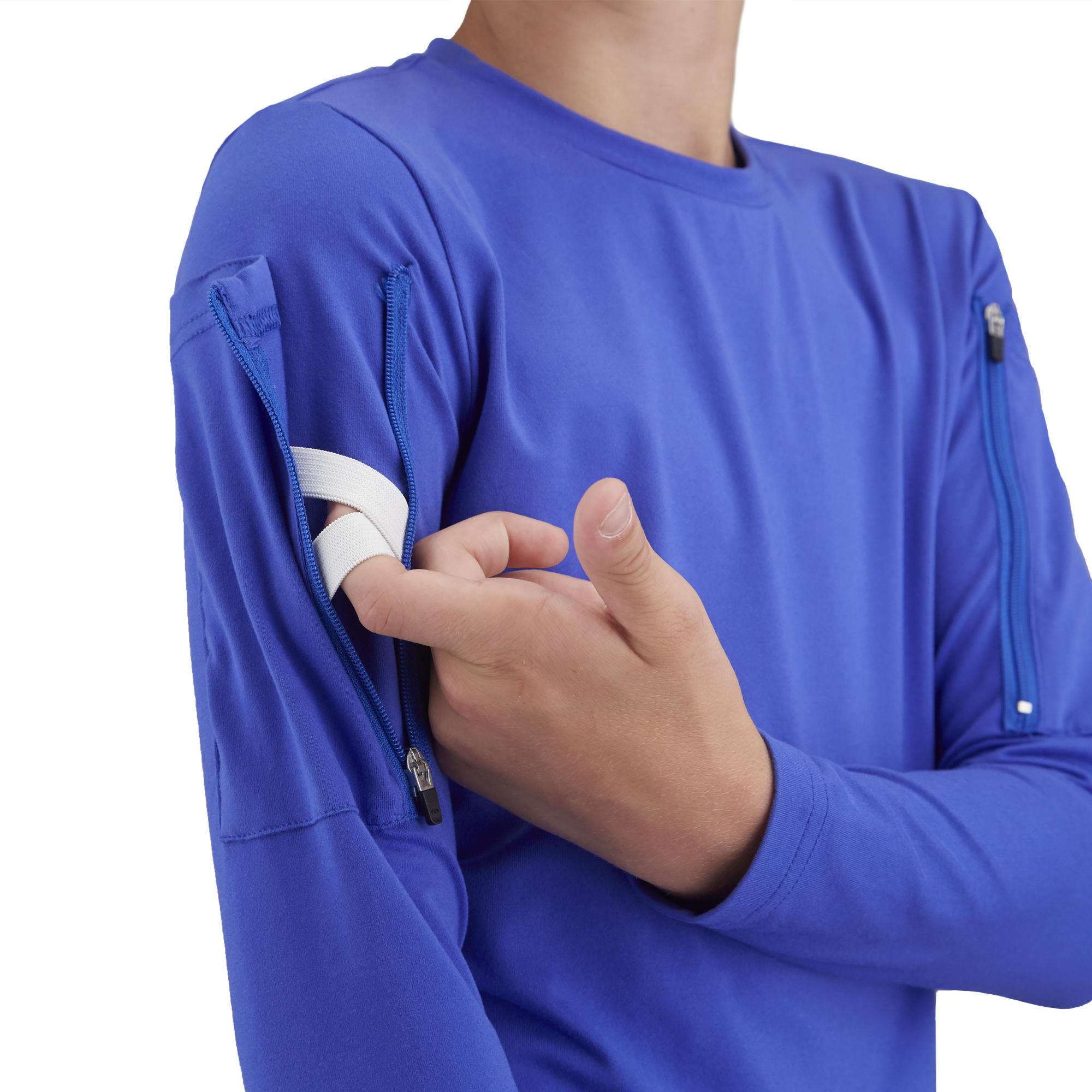 T-shirt bambino per impianto cocleare e dispositivi acqua con cavetto lungo 3/5